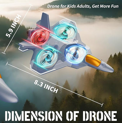 RC Planes with 3 Batteries for Kids Adults Foam Remote Control Airplane Jet Helicopter Drone Toys for Kids Adults 8-12 12-16 Remote Control Plane Airplane Toys with Led Lights