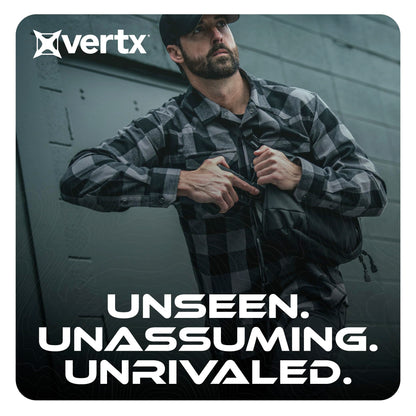 Vertx Urban Ghost Tactical Sling Bag (10L) – Durable Ripstop CCW Carry Pack with Rapid Access Tab, Lockable Zippers, Shock Cord - One Size