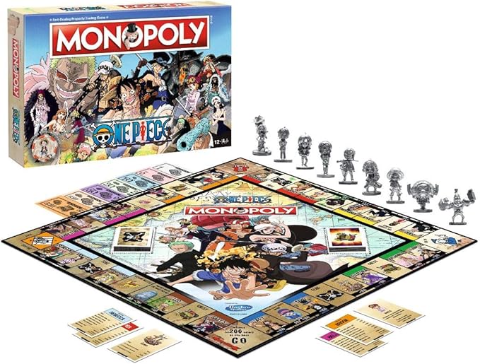 One Piece Monopoly Board Game For 2-8 Players