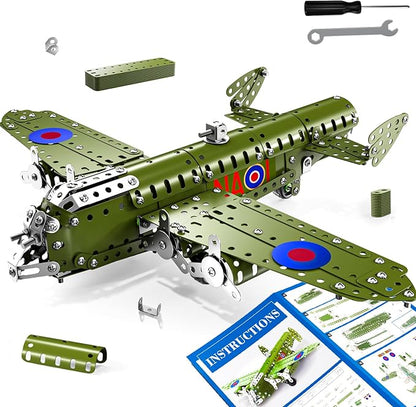 Building Toys Model Airplane Kits for Boys 8-12 Project Building Toys for Kids Educational Assemble Science Kit Airplane Toy Birthday Gifts for Teenagers Boys Ages 8 9 10 11 12