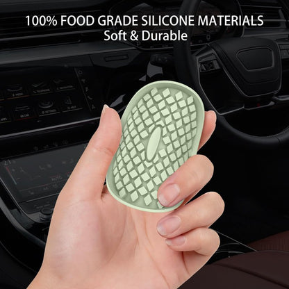 ME.FAN Car Cup Coasters [4 Pack] Silicone Car Coasters/Cup Mats, Non-Slip Recessed Car Interior Accessories Desert Sage