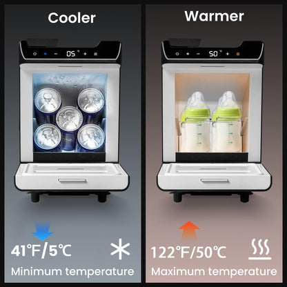 AKwing Car Refrigerator for Tesla Model Y Juniper, Rear Center Console Fridge for Model Y 2026~2025, Cooler & Warmer, Portable Freezer for Camping Commuting Sports & Traveling