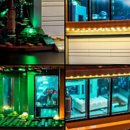 BrickBling LED Light Only Compatible with Lego Twilight The Cullen House 21354 - Lights Only Not Come with Model (RC Version Light)