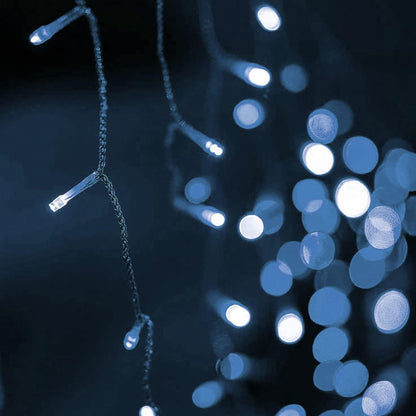 Dazzle Bright Outdoor Hanging Tree Lights, 160 LED, White, Model HB-160DCOI, for Garden, Party, Wedding, Porch, Patio, Christmas Decor