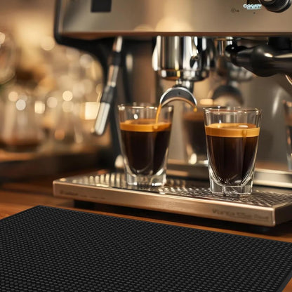 6PCS bar mat，bar mats for countertop，18 x 12 Inch Coffee mat，bar mats for Bartending，Coffee bar mats for countertop， Non Slip Waterproof Resistant Flexible