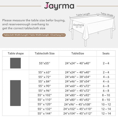 White Linen Tablecloth Rectangular 55 x 84 Modern Elegant Cotton Cloth Texured White Table Cloth for Rectangle Table Washable Fabric Tablecloth for Dining Wedding Banquet Party Thanksgiving Decor
