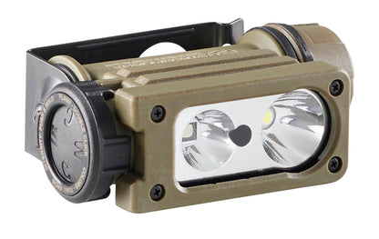 Streamlight 14213 Sidewinder Compact III 275-Lumen 3200 Candela User Configurable Model Hands-Free Angle Head Flashlight with White, Blue, Green, Red LEDs, and IR, Coyote