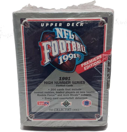 Upper Deck 1991 NFL Football High Number Series Box