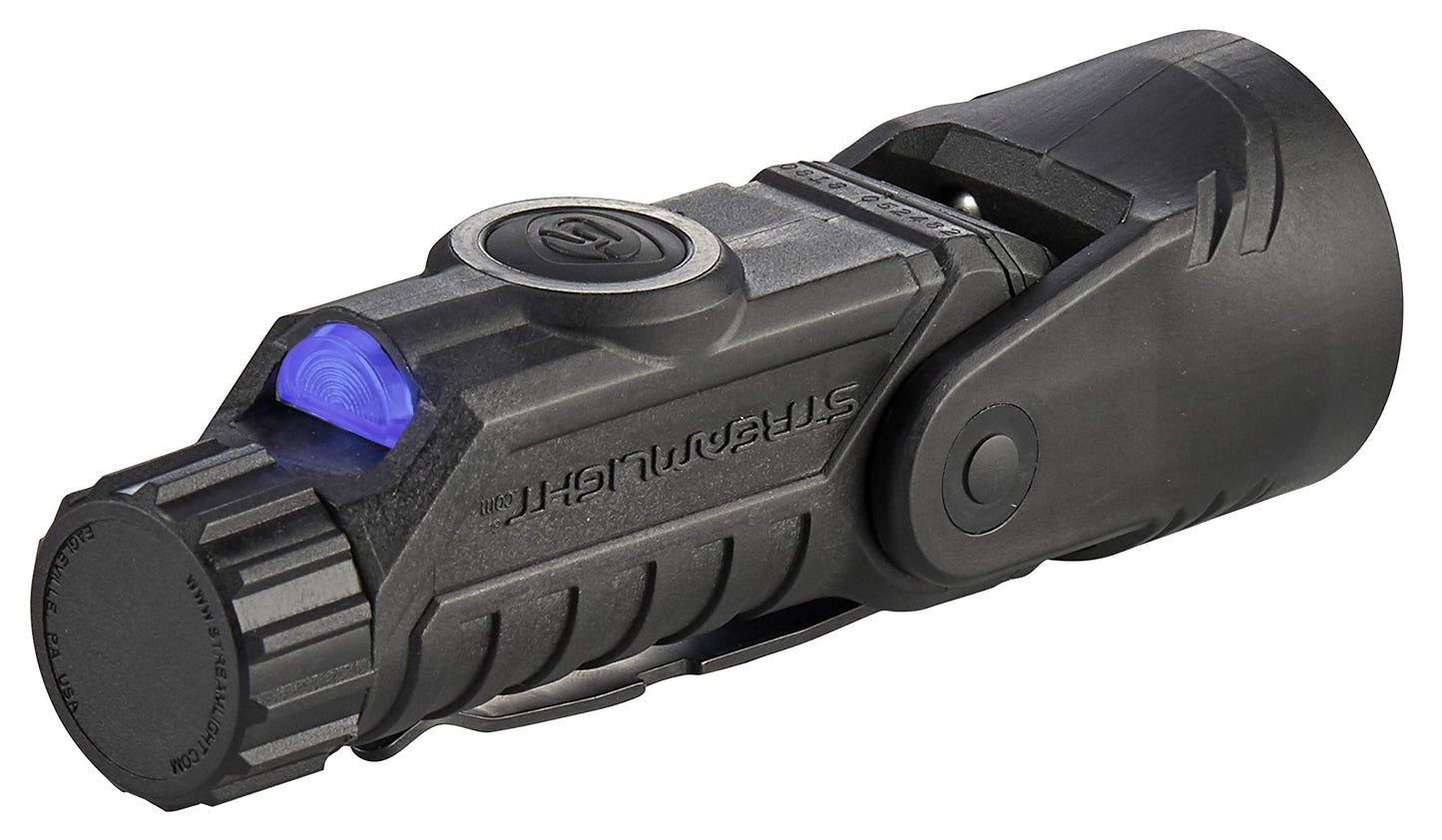 Streamlight 88903 Vantage 180 X 250-Lumen 7,200-Candela Helmet Mounted and Right Angle Firefighter LED Flashlight with Helmet Bracket, Black
