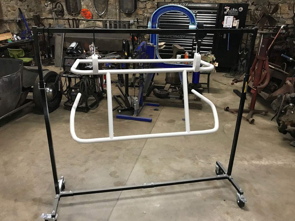 Eastwood Portable Adjustable Frame Painting Rack 6 Hooks Durable Powder Coat