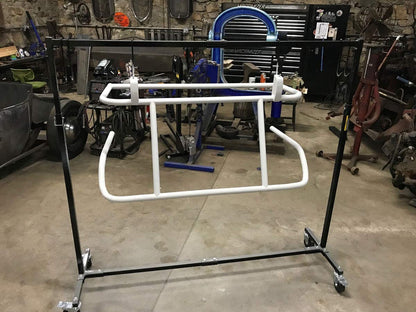 Eastwood Portable Adjustable Frame Painting Rack 6 Hooks Durable Powder Coat