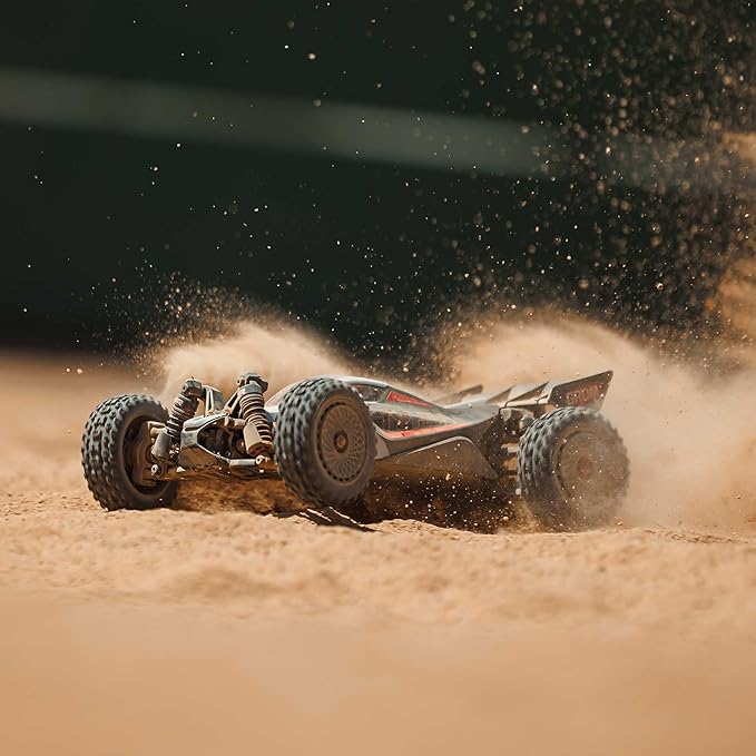 ARRMA RC Car Typhon GROM 4X4 223S BLX BRUSHLESS Small Scale Buggy RTR (Battery and Charger Not Included) with DSC Silver ARA2306T1