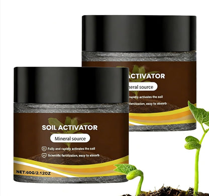 Organic Soil Activator by [Brand Name] - Water-Soluble Formula for Enhanced Root Growth & Nutrient Absorption | 120g (2PCS)