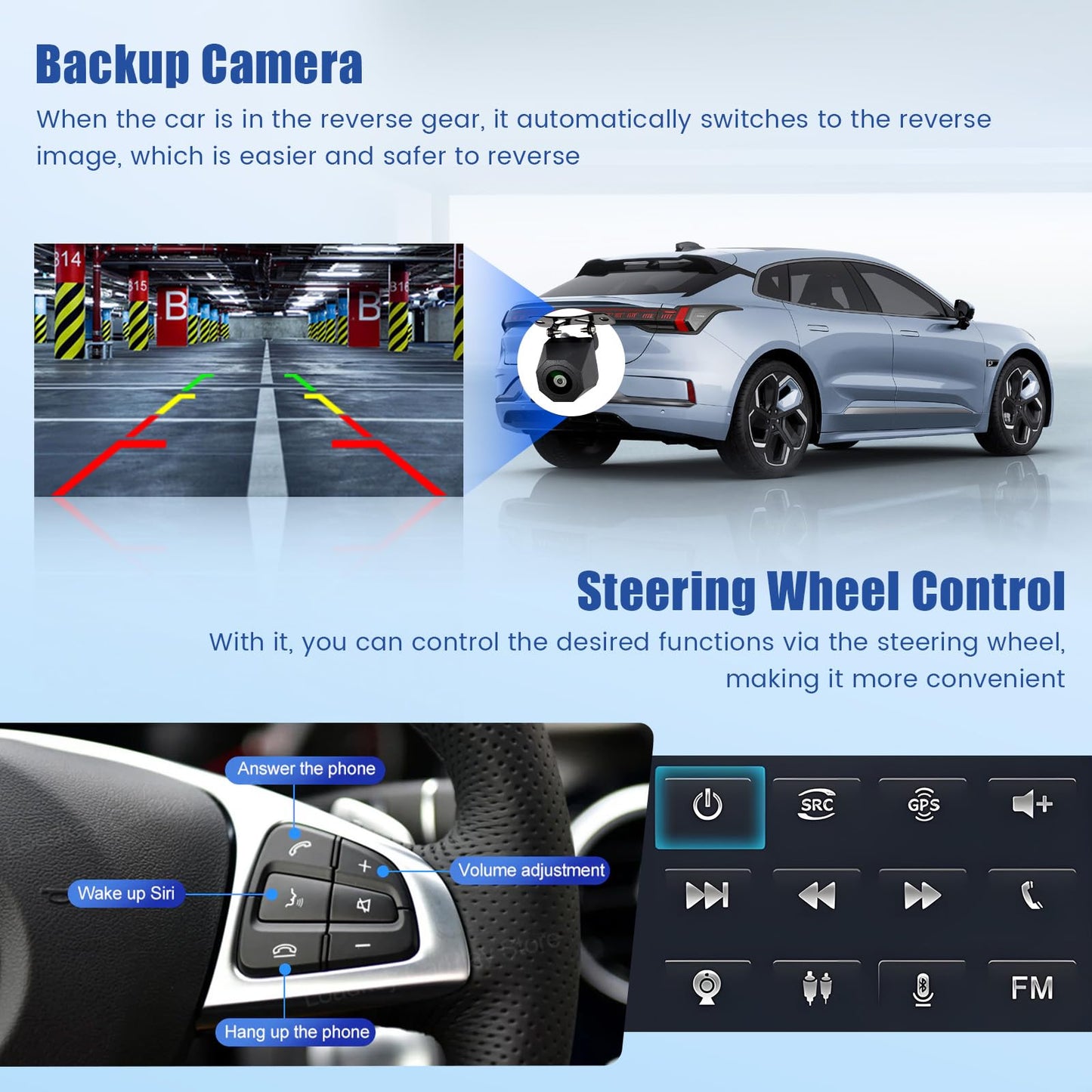 5Ghz WiFi 4G+64G Android 15 Car Radio for Jeep Renegade 2016-2021/Jeep Compass 2017-2020 Car Stereo with Wireless Carplay Android Auto,5.0 Bluetooth,Build-in EQ,7inch IPS Touchscreen,GPS,FM/RDS SWC