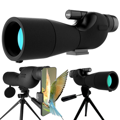 Monocular Telescope with Tripod,Bird Watching Gifts for Men and Nature Lovers - Outdoor Nature Exploration & Stargazing, Birthday Gifts for Father, Graduation Gifts for Teens