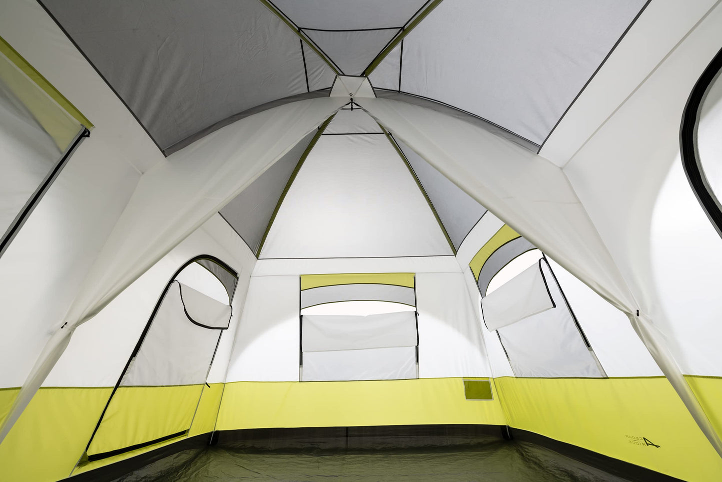 Cedar Ridge Ironwood Two-Room Tent - Gray/Citrus