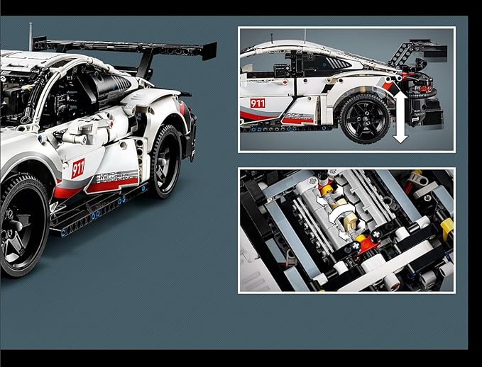 LEGO Technic Porsche 911 RSR 42096(1580 Pieces)