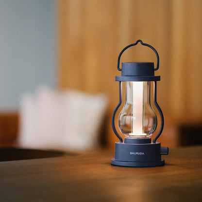 BALMUDA Combo Pack The Lantern Black & Navy | Rechargeable LED Lantern | 3 Light Modes: Candle, Amber, & Warm White | Battery Operated