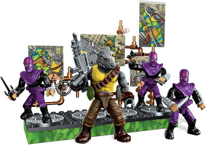 Mega Bloks TMNT Collectors Rocksteady Villain Pack