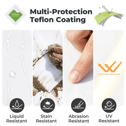 Alvantor® Shower Tent Changing Room Outdoor Shower Enclosure Privacy Shelter Toilet Tent Dressing Shelter Teflon Coating Fabric Multi-Proof Steel Pole for Patio, Garden, Poolside 47"x47"x81"