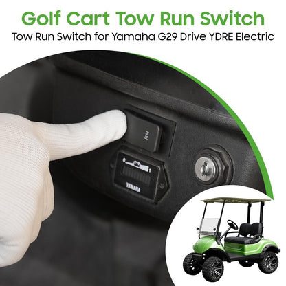 10L0L Golf Cart Tow/Run Switch for Yamaha G29 Electric Golf Cart (2010-2014) jw2-H2727-00, Golf Cart Accessories, Run Tow Switch