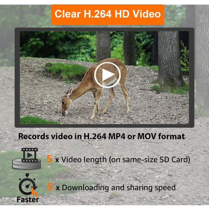 GardePro A3S 2-Pack Trail Camera (Non-Cellular, Non-WiFi), Enhanced Low-Light Performance, 64MP Photo & 1296P HD Video, 0.1s Trigger, 100ft No-Glow Night Vision, Motion Activated Wildlife Camera