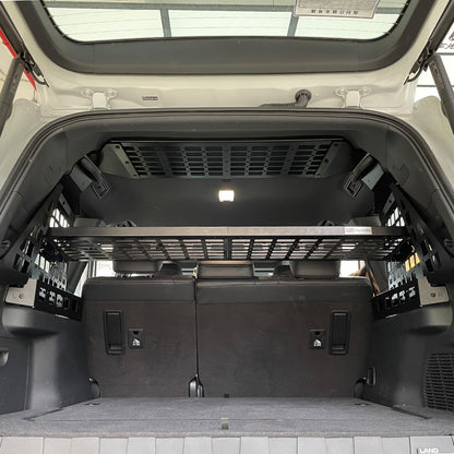 HIGH FLYING 2024 2025 2026 for Toyota Land Cruiser Prado LC250 Overhead Molle Roof Panels Shelf Storage Organizer Interior Rear Cargo Racks (Roof Shelf)