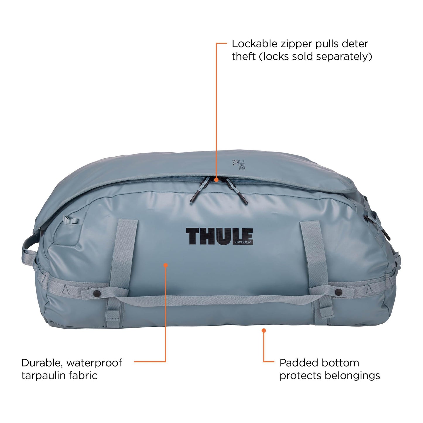 Thule Chasm 90L, Pond Gray