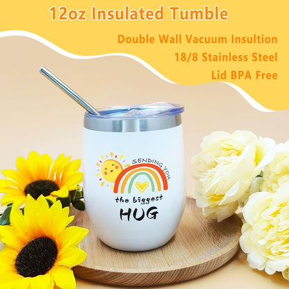 Get Well Soon Gift Baskets for Women,Unique Sunshine Box Care Package,Inspirational Sunflower Mothers Day Gift,Healing Recovery Gifts for Mom, Sister,Wife, Daughter, Best Friend