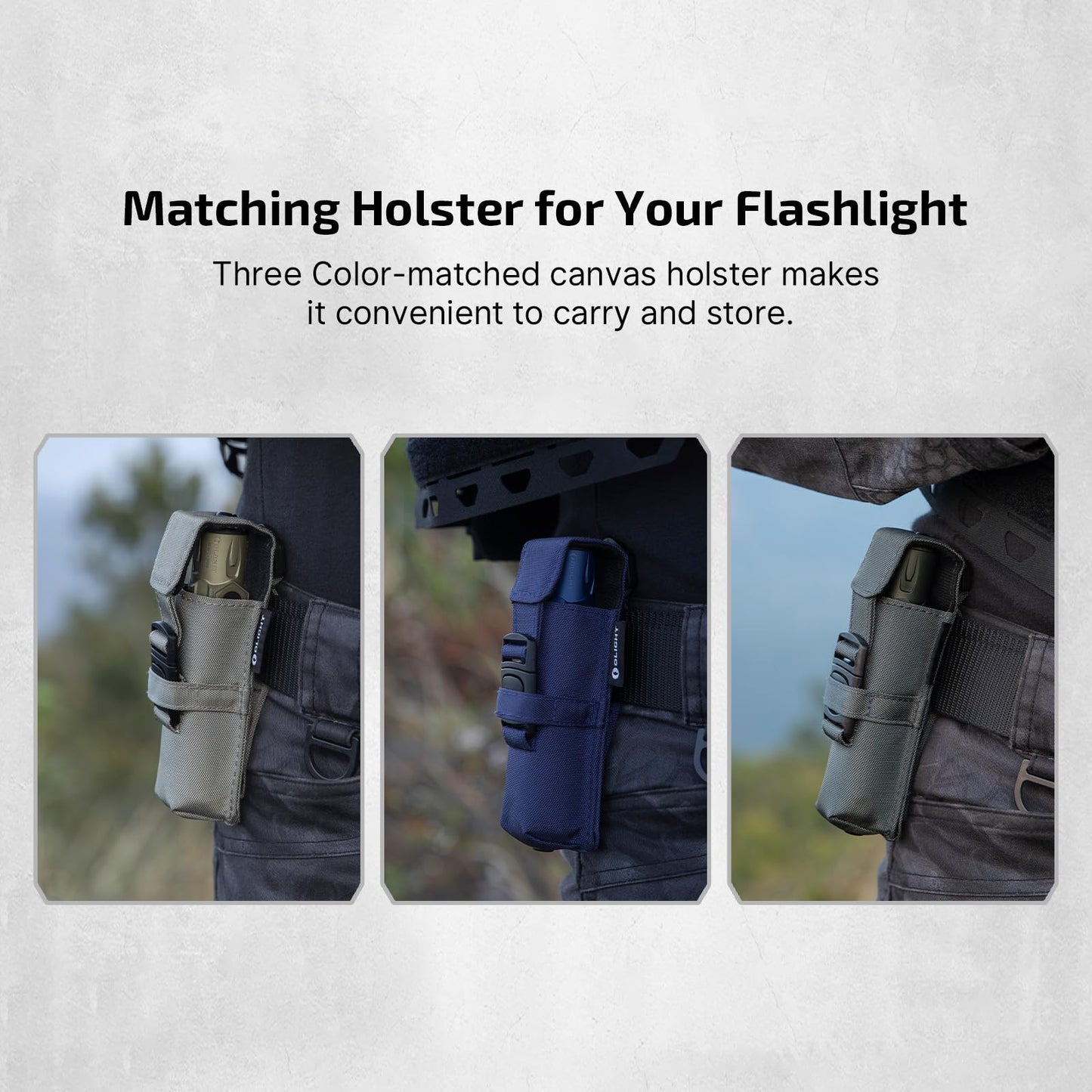 OLIGHT Warrior Ultra 2500 Lumens Tactical Flashlight, Compact Dual Switches Rechargeable Bright Light with Proximity Sensor, Suitable for Emergency, Outdoor, Searching(Navy Blue)