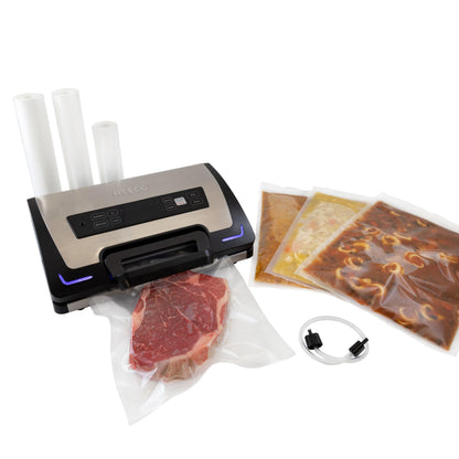 NESCO VS‑22LB Premium Vacuum Sealer for Home Food Storage, Electric Sealing System with LiquidLock™ Technology