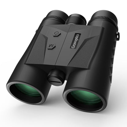 Gravoptics Rangefinder Binoculars for Hunting, 2624 Yard Long Range Laser Rangefinding 10x42 mm HD, Fast 0.15s IP65 Waterproof Accuracy ±0.5m Range finder Built in for Hunter, Golf, Outdoor Adventures