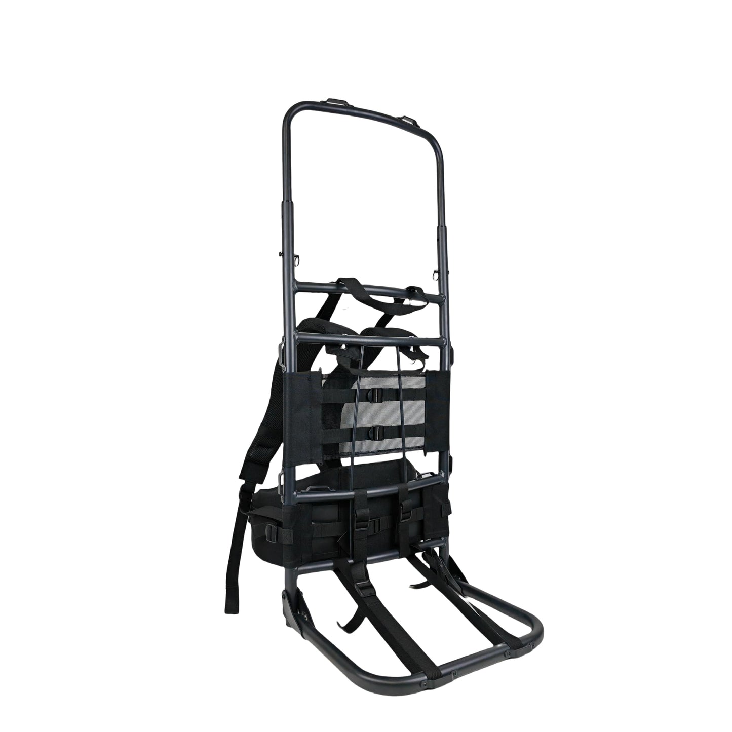ZRSCHYG Hunting External Pack Frame with Rain Cover, Adjustable Straps, External Frame Backpack for Heavy Loads - Hunting, Backpacking, Tactical Use, (black)