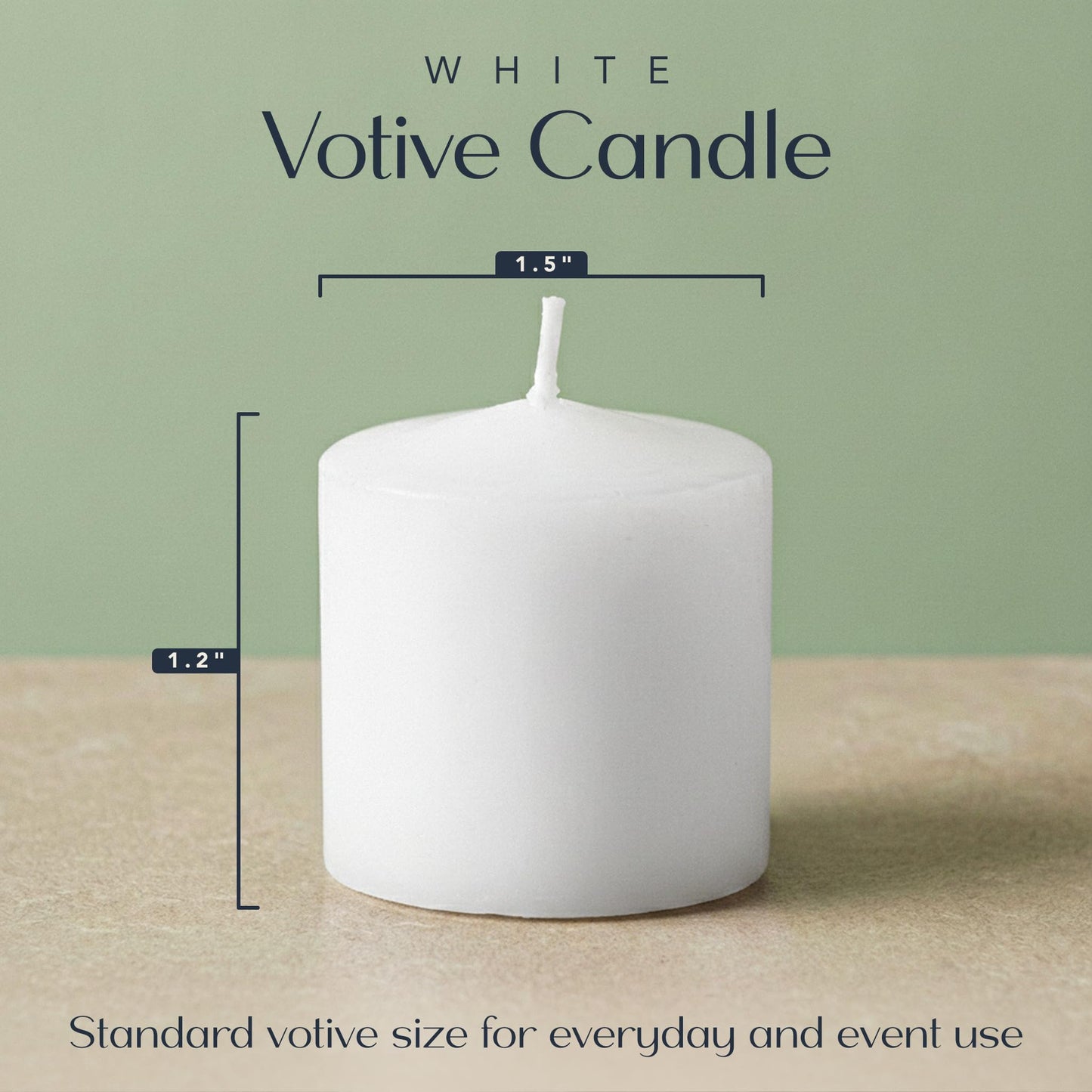 Royal Imports White Votive Candles Unscented Candles for Wedding Centerpieces Pack of 72 Dripless Wax for Parties, Aromatherapy, Devotional, Home Décor, Spas & Holiday Gifts