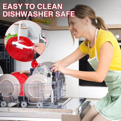 Skiennix Chicken Shredder Tool - 10-Inch Ergonomic Meat Shredder with Cleaning Brush | Dishwasher Safe