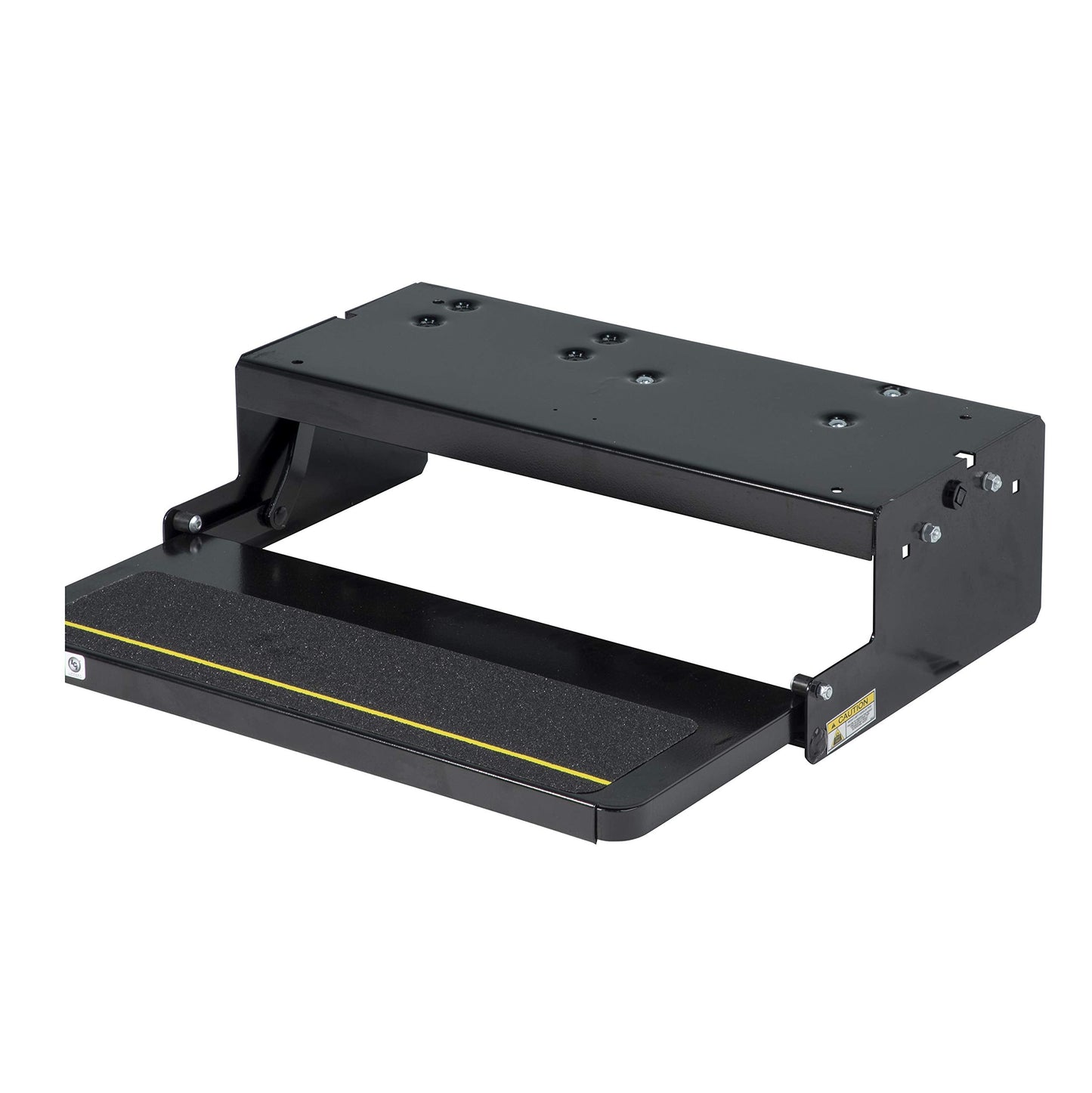 Kwikee 26 Series Electric Step Assembly, Logic Control Unit, Power Switch Kit for RV, Travel Trailers, Hidden Light, 8.5" Step Rise, Anti-Slip Surface, 12V DC Motor, Steel Construction - 3711363