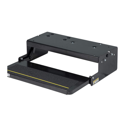 Kwikee 26 Series Electric Step Assembly, Logic Control Unit, Power Switch Kit for RV, Travel Trailers, Hidden Light, 8.5" Step Rise, Anti-Slip Surface, 12V DC Motor, Steel Construction - 3711363