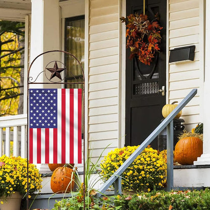 YEAHOME Garden Flag Holder Stand - Premium Weather-Proof Metal Flag Pole for Outdoor Decor