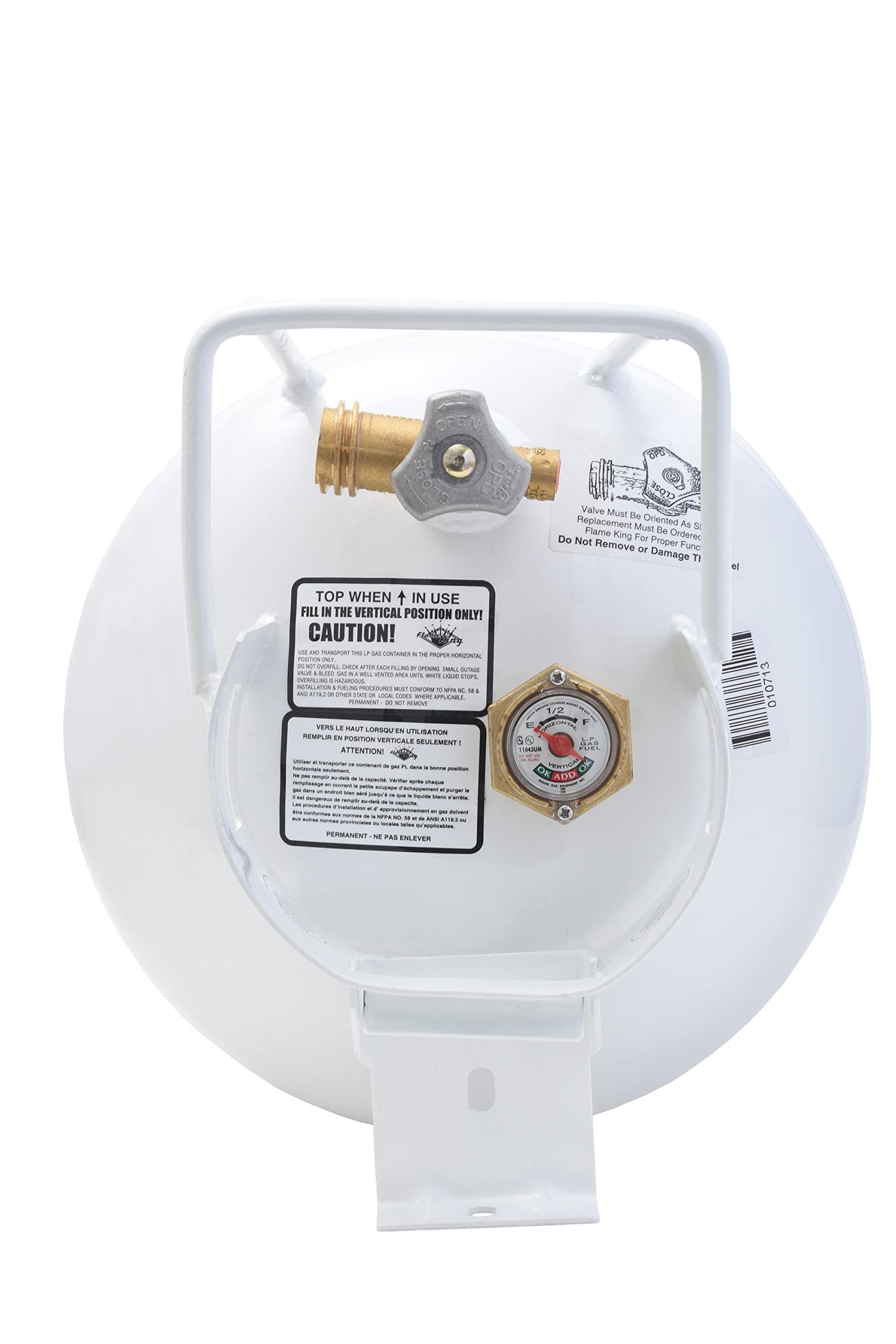 Flame King 20-LB Propane Tank + Auto Changeover Regulator Kit for RVs and Outdoor Heating