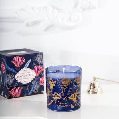 ROMIIE ZOI Scented Candle - Honeysuckle - 6oz Aromatherapy Soy Wax Jar Candle for Home, Gifts for Women - 170g