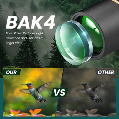 25-75x85 Spotting Scope with ED Glass, Phone Adapter, Tripod & Carrying Bag - Fully Multi-Coated BAK4 Waterproof Zoom Spotter Scope for Bird Watching, Wildlife Viewing, Hunting (Black)
