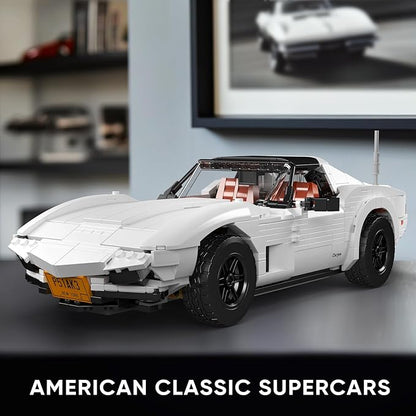 Mould King 10198 Technology Supercar Building Block Kits Car Model Building Sets MOC Car Gift for Adult Collections Enthusiasts 1347 Pieces