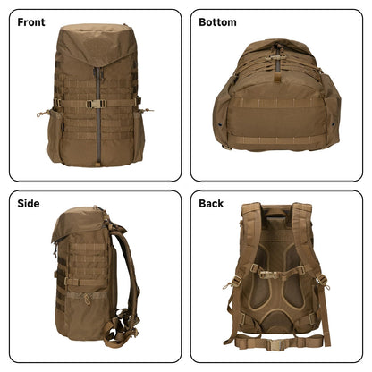 EXCELLENT ELITE SPANKER Tactical Military Backpack 35L Camping Hiking Backpack for Men and Women for Outdoor Hiking, Trekking, and Travel(Coyote Brown)