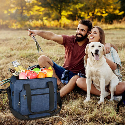 Electric Car Cooler for Vehicles, 26 QT Cooler, Folding and Portable Cool Bag for Cooling Pre-Cooled Food & Drinks, (Not Refrigerator, AC Adapter Not Include