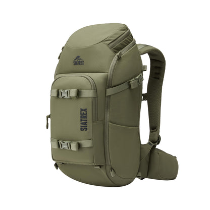SIATREX SCOUT1800 Hunting Daypack – 500D DWR Tear-Resistant Nylon, Lightweight Tactical Backpack with MOLLE Webbing & Hydration Compatible, for Archery, Scouting, and Backcountry Hunts