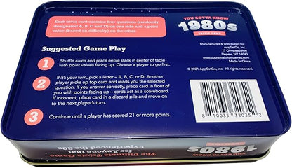 You Gotta Know 1980s - Trivia Game