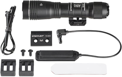 Streamlight 89014 ProTac 2.0 Rail Mount HP 2000-Lumen 85,000-Candela USB Rechargeable Tactical Flashlight with MLOK Mount, Pressure Switch, Mounting Hardware, Battery, Black
