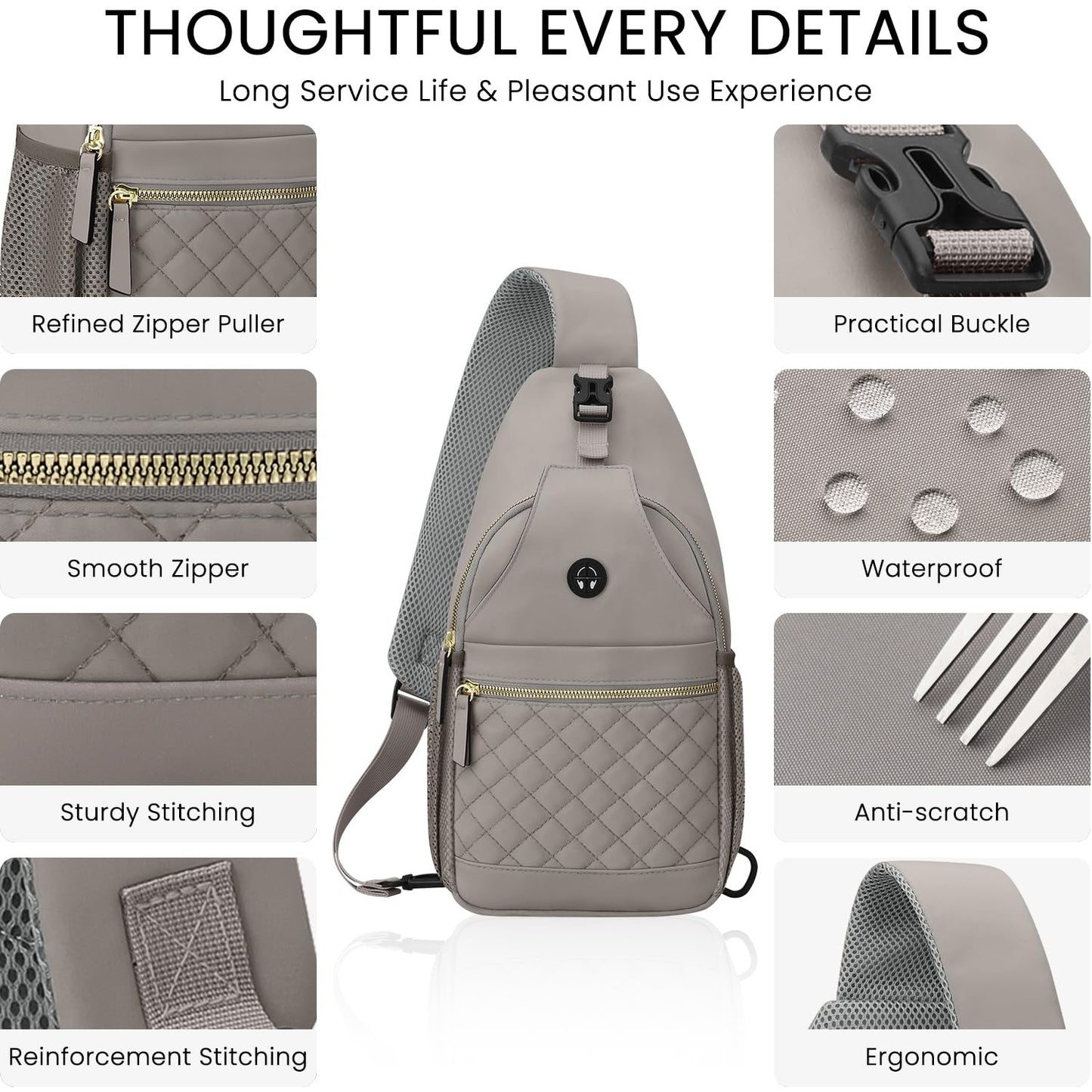 Small Crossbody Purses Bags for Women Men Travel, Chest Sling Bag Women Casual Cross Body Bag for Woman Sling Backpack