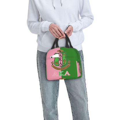 FRANTOFIT Insulated Lunch Bag for Women Portable Lunch Box Lunch Tote Cooler Bags for Work Travel Picnic (Pink)