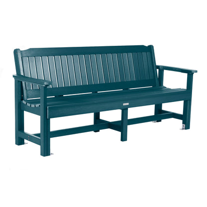 Sequoia Professional CM-BENSQ62-NBE Commercial Grade Exeter 6 Foot Garden Bench, Nantucket Blue